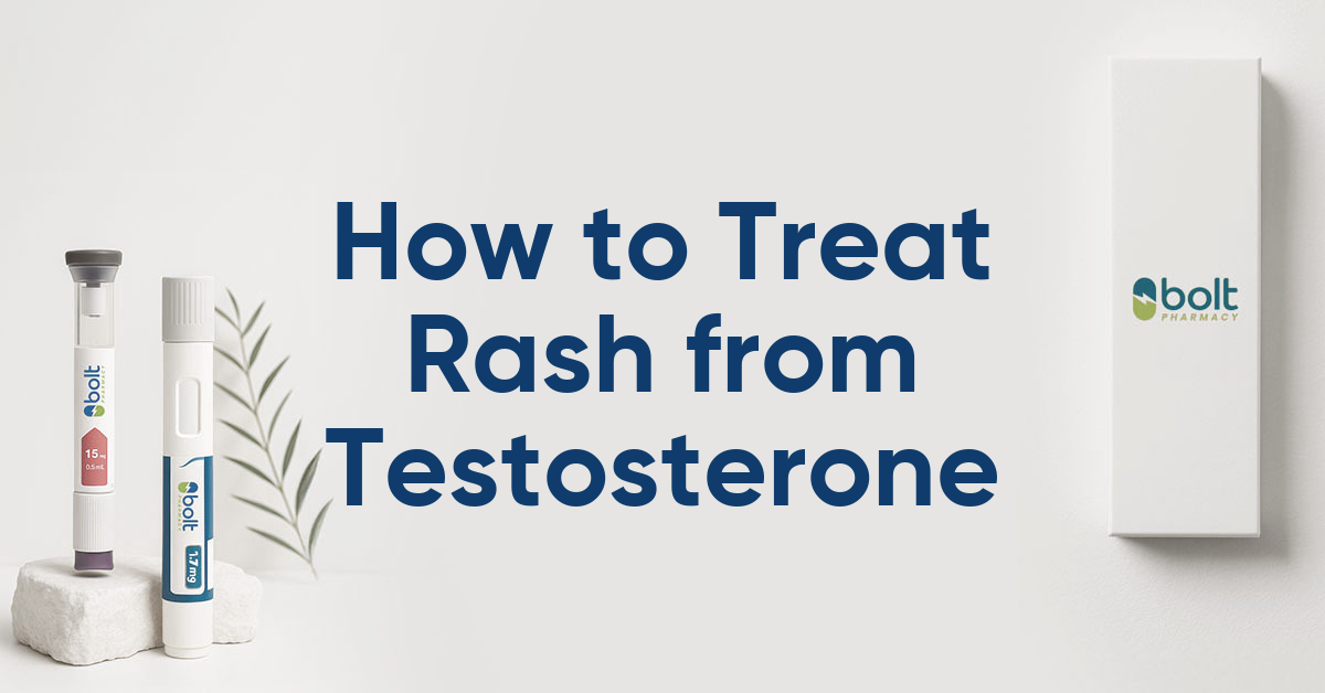 how to treat rash from testosterone treatment