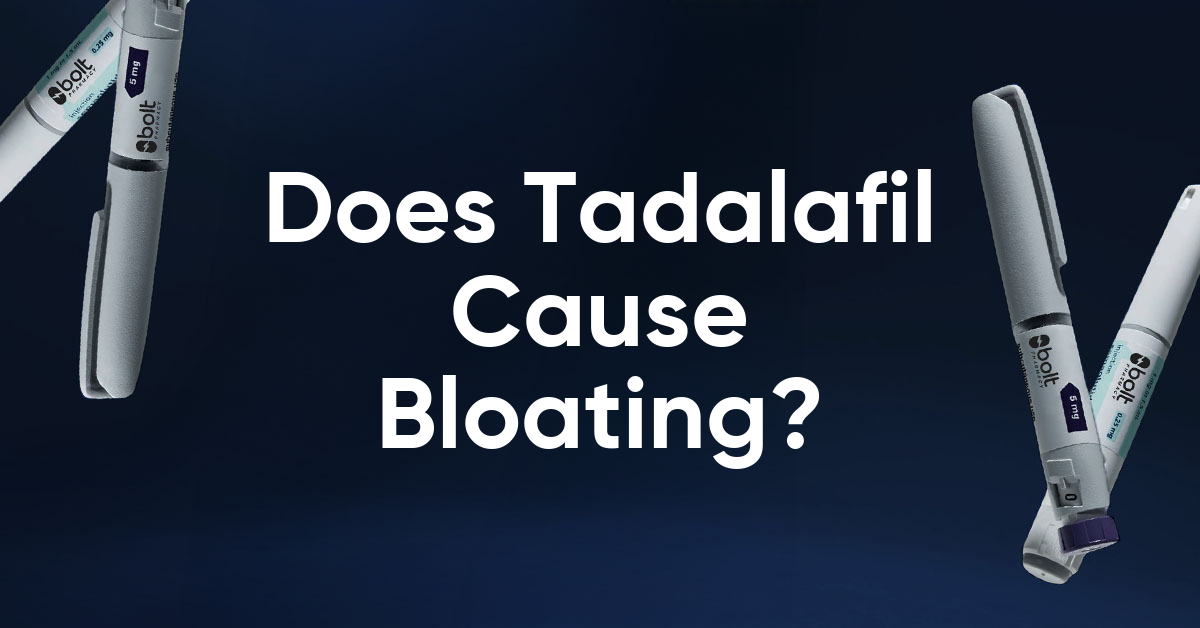 does tadalafil cause bloating