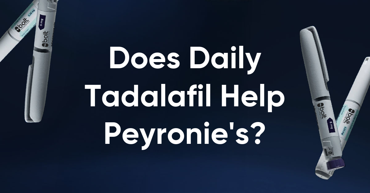 does daily tadalafil help peyronies