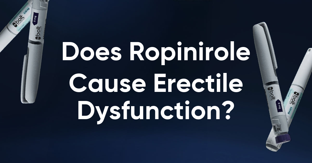 does ropinirole cause erectile dysfunction