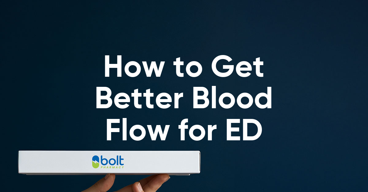 how to get better blood flow for erectile dysfunction