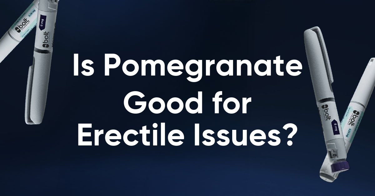 is pomegranate good for erectile dysfunction
