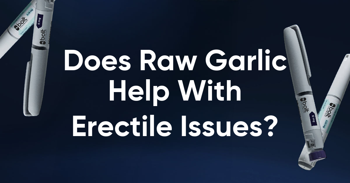 does raw garlic help with erectile dysfunction