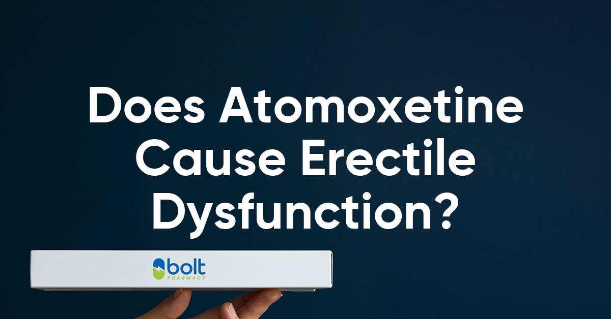 does atomoxetine cause erectile dysfunction