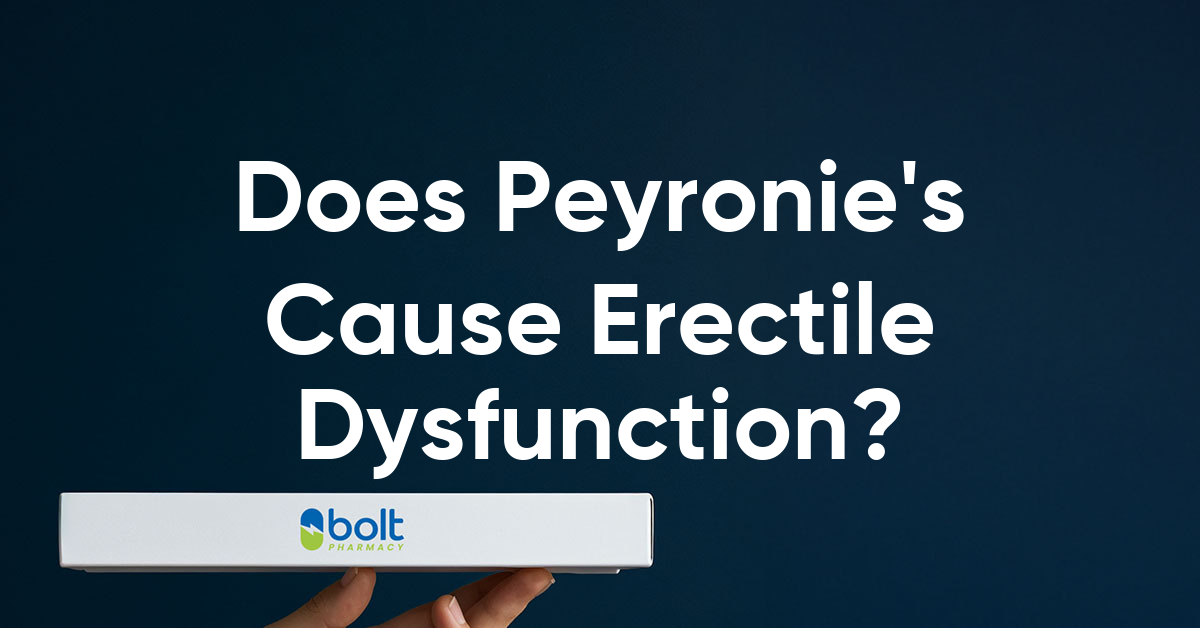 does peyronies disease cause erectile dysfunction