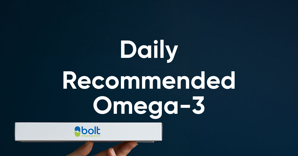 daily recommended omega 3