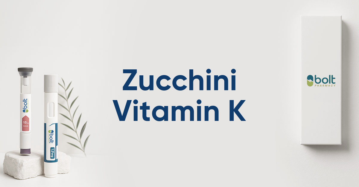 zucchini vitamin k