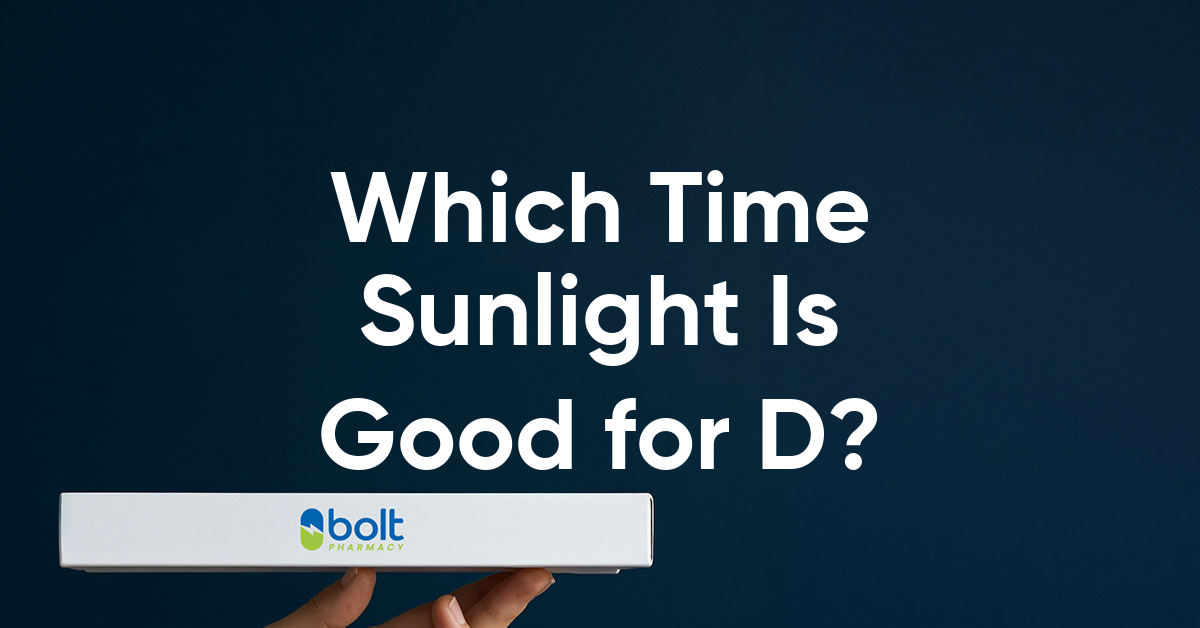 which time sunlight is good for vitamin d