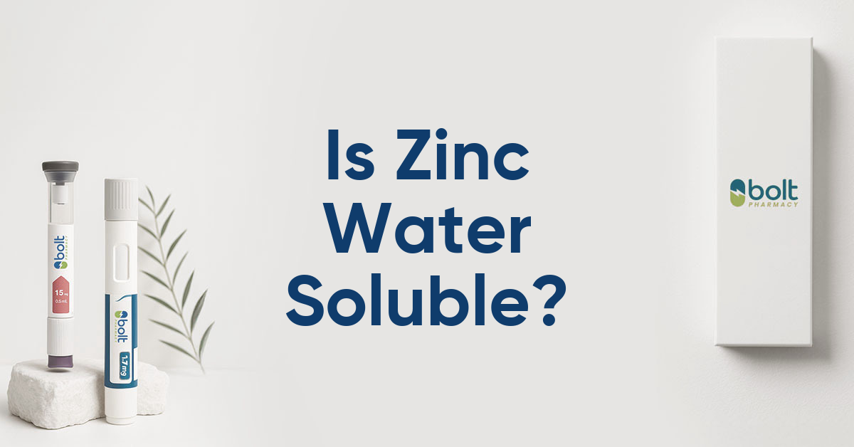 is zinc water soluble