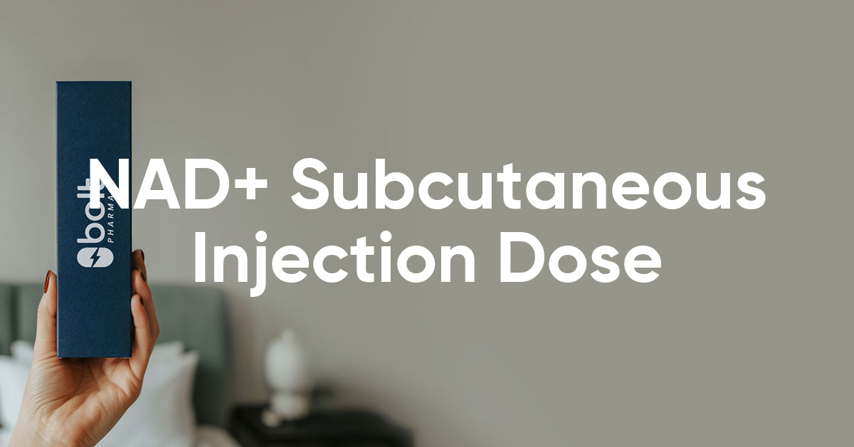 nad subcutaneous injection dose