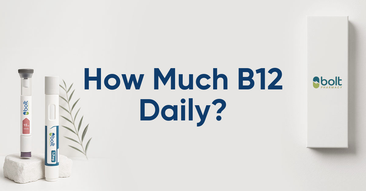 how much b12 daily