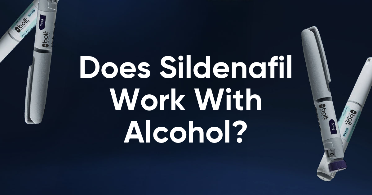 does sildenafil work with alcohol