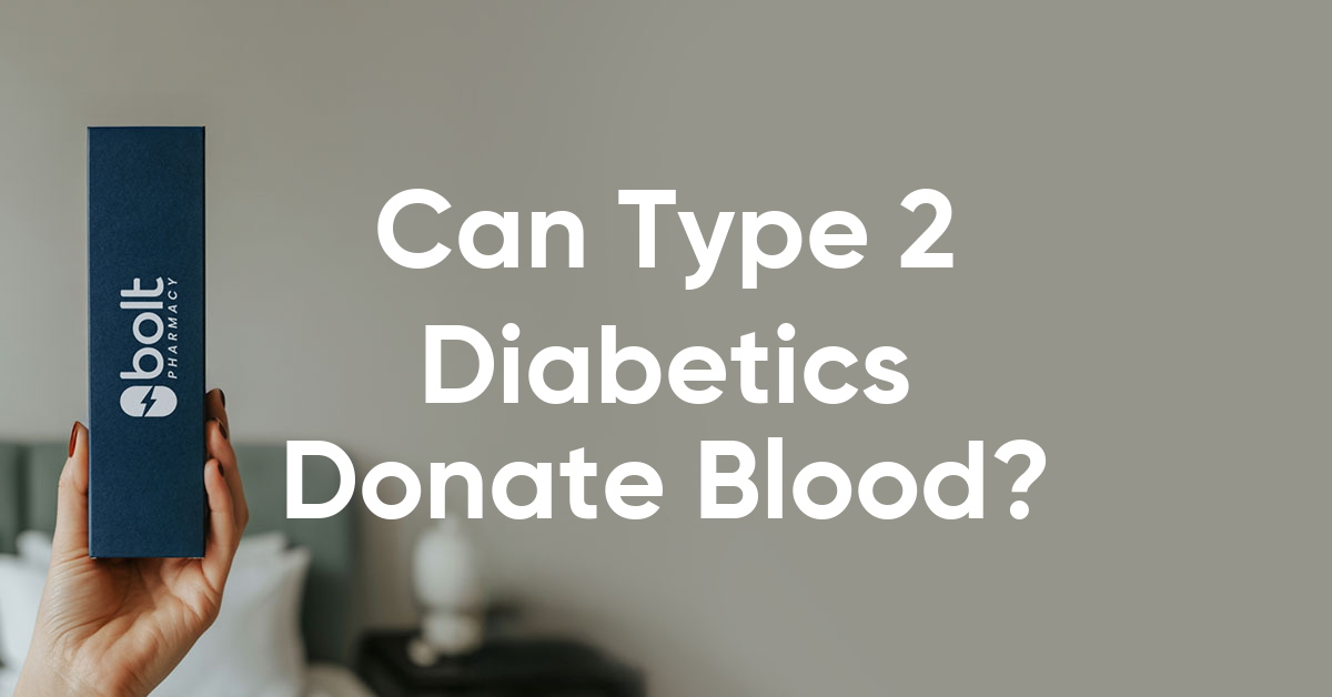 can type 2 diabetics donate blood