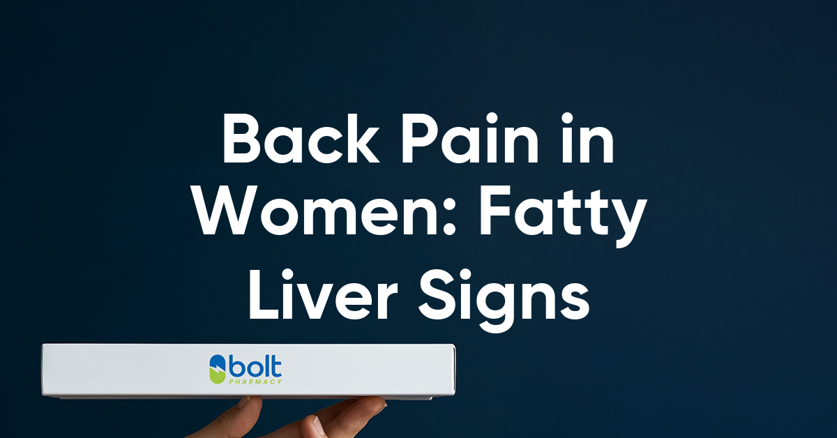 back pain woman fatty liver symptoms