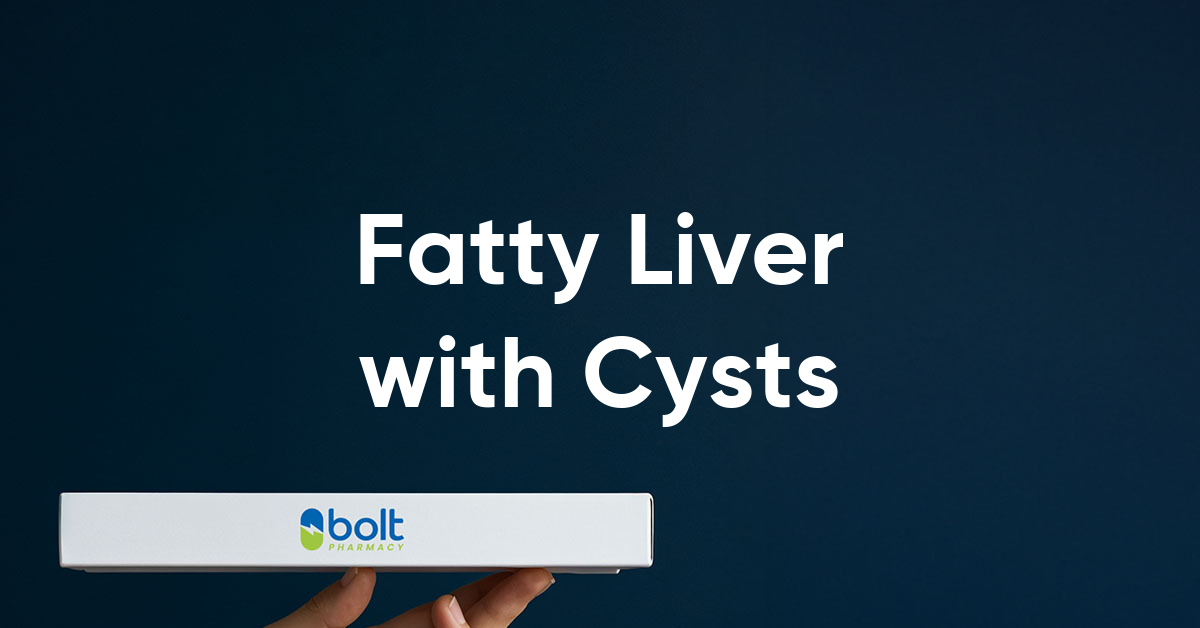 fatty liver with cysts