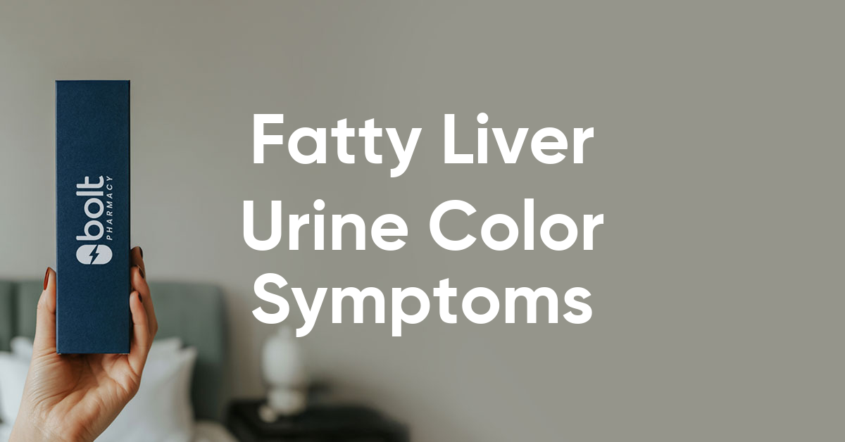 symptoms fatty liver liver disease urine color
