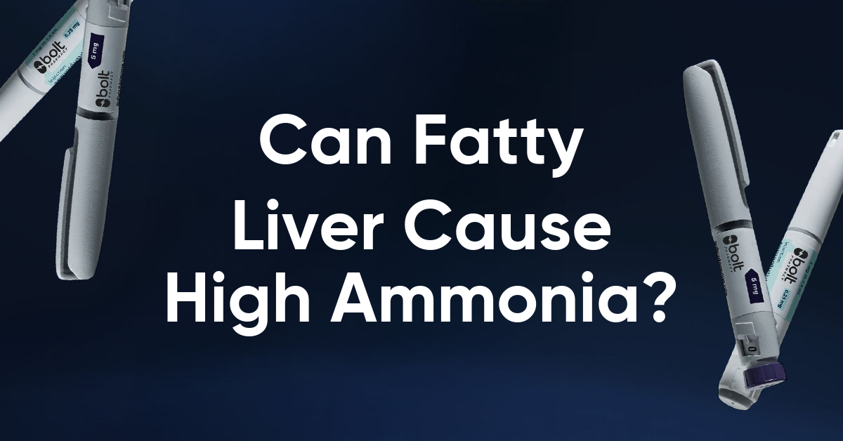 can fatty liver cause high ammonia levels