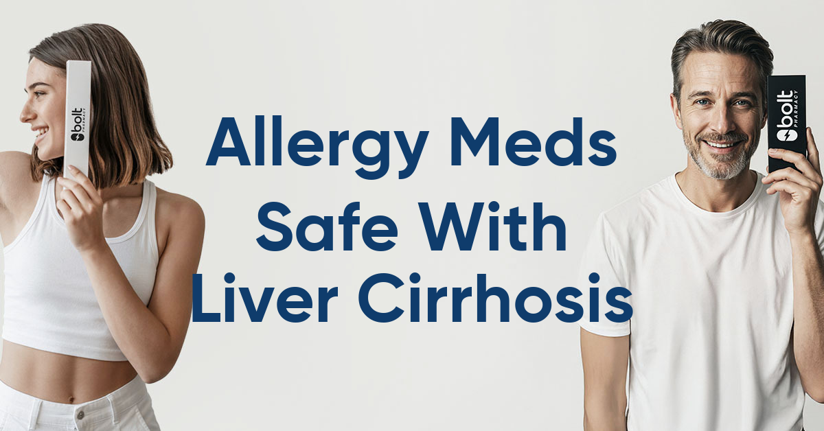 allergy medication safe for liver cirrhosis