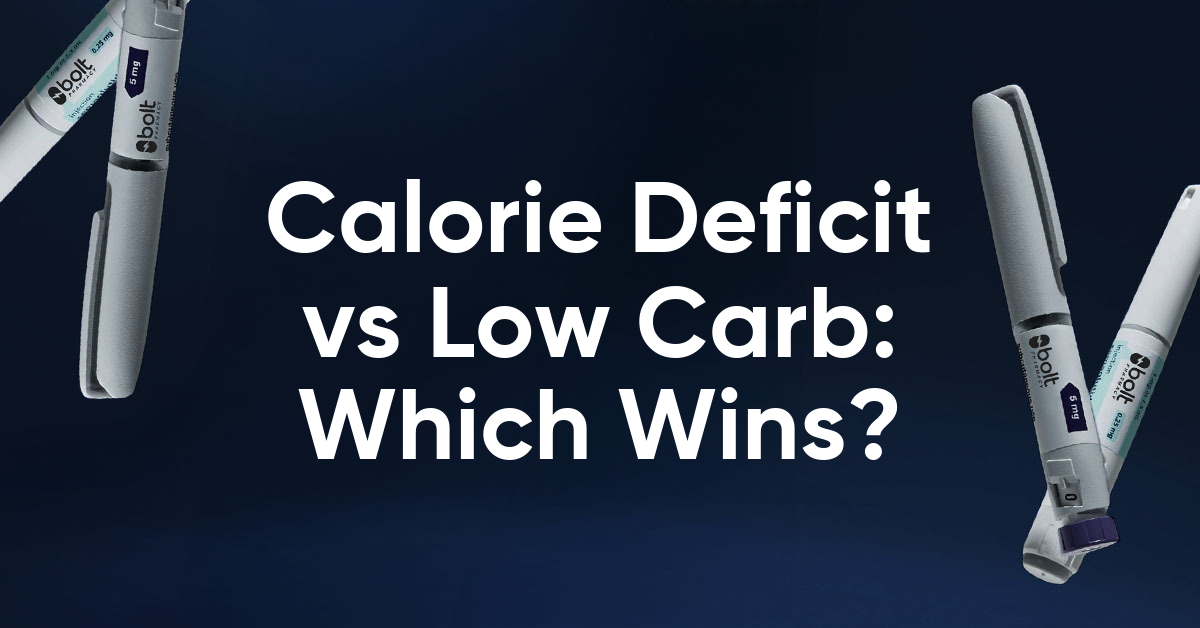 what is better calorie deficit or low carb