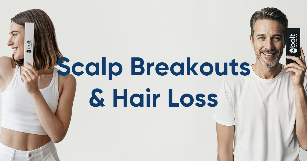 scalp breakouts hair loss