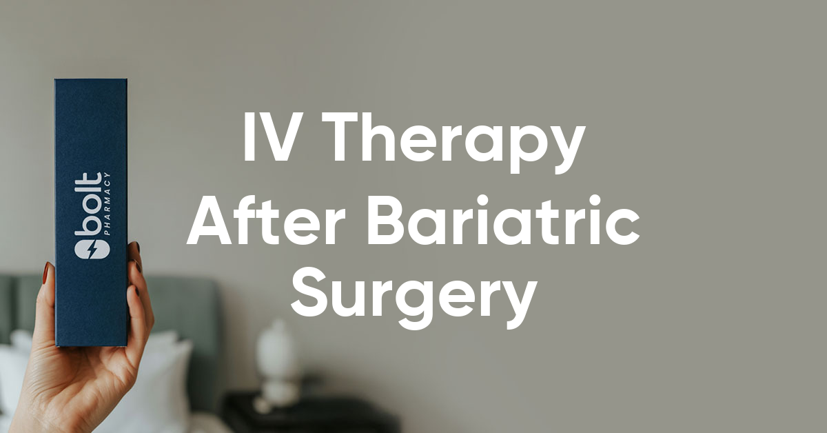 iv therapy after bariatric surgery