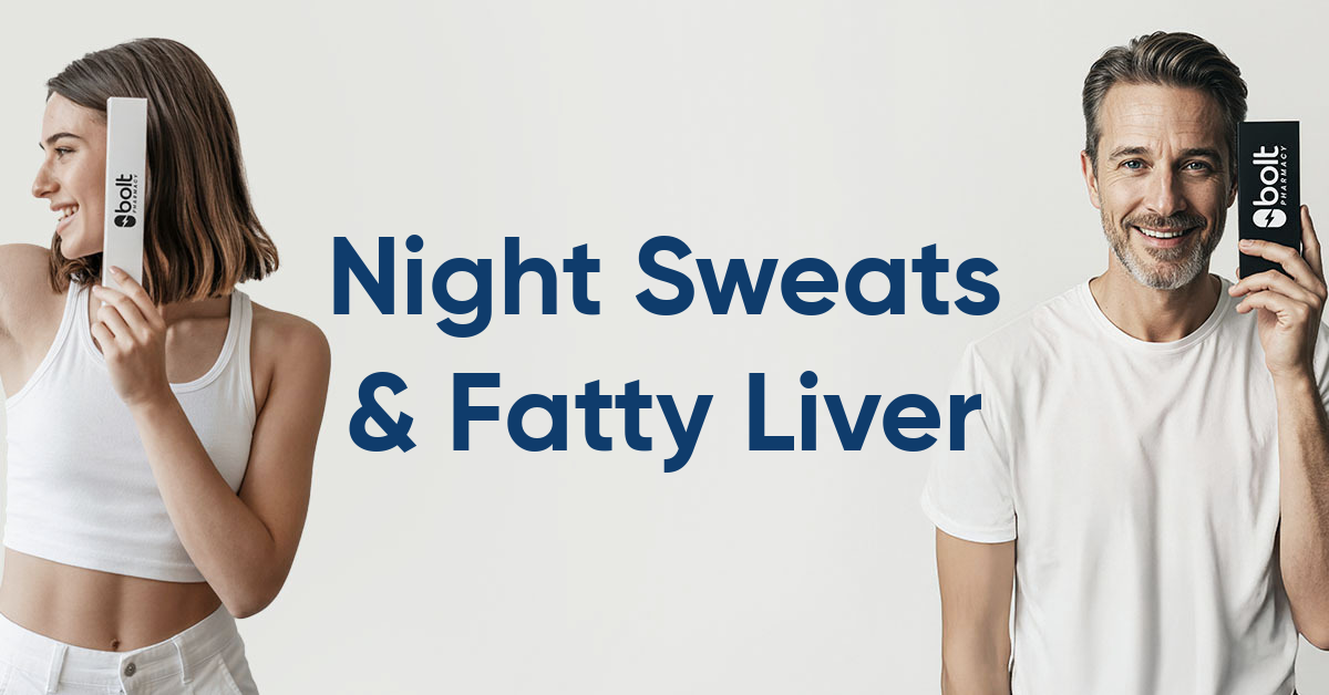 night sweats fatty liver
