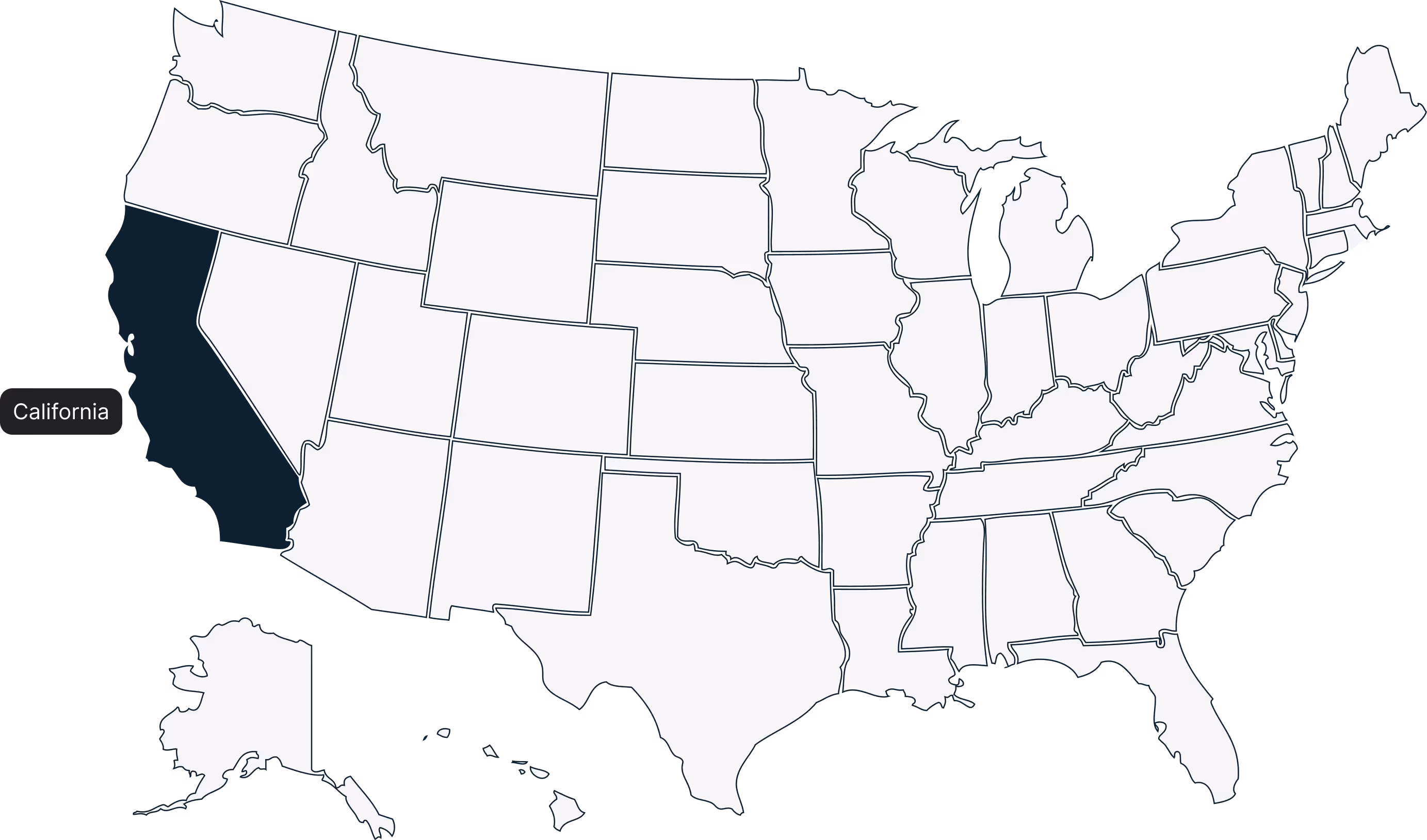 California mortgage service area