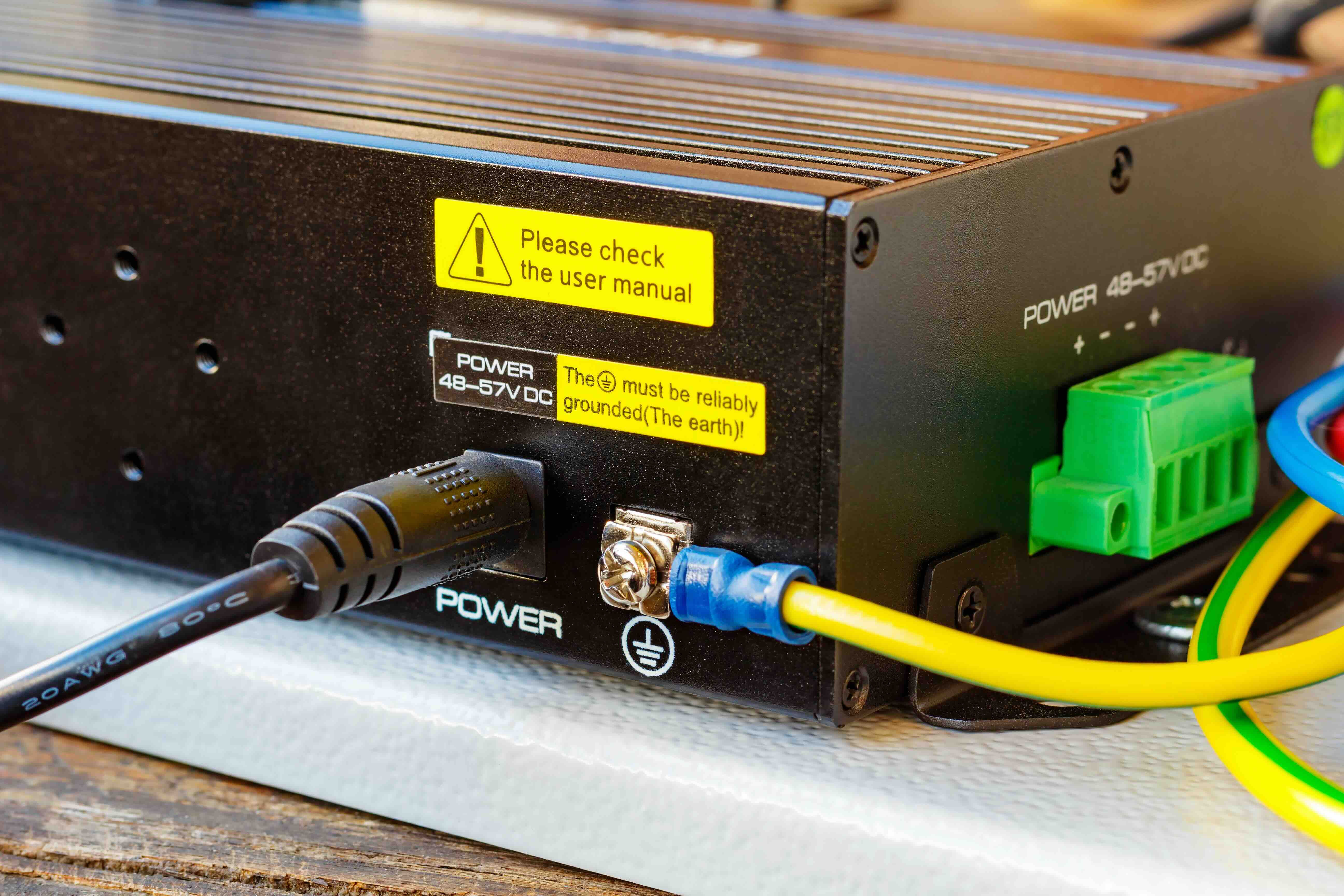 Grounded RJ45 Wall-Mounted Connectors for Clean Signal