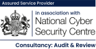 NCSC Assured Service Provider badge for Consultancy: Audit and Review.