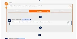 Animation für die Darstellung von Verzweigungen. Clickt sich durch die verschiedenen Äste einer Verzweigung und zeigt die individuellen Fragen an