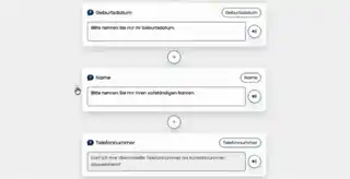Animation für das Ändern der Reihenfolge von Frageelementen