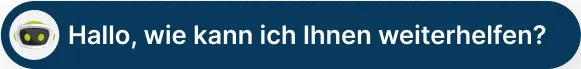 VITAS Bot Kopf mit Sprechblase "Was kann ich für Sie tun?"