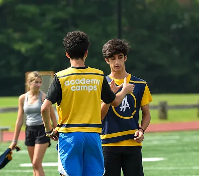 Sports camp building resilience in children