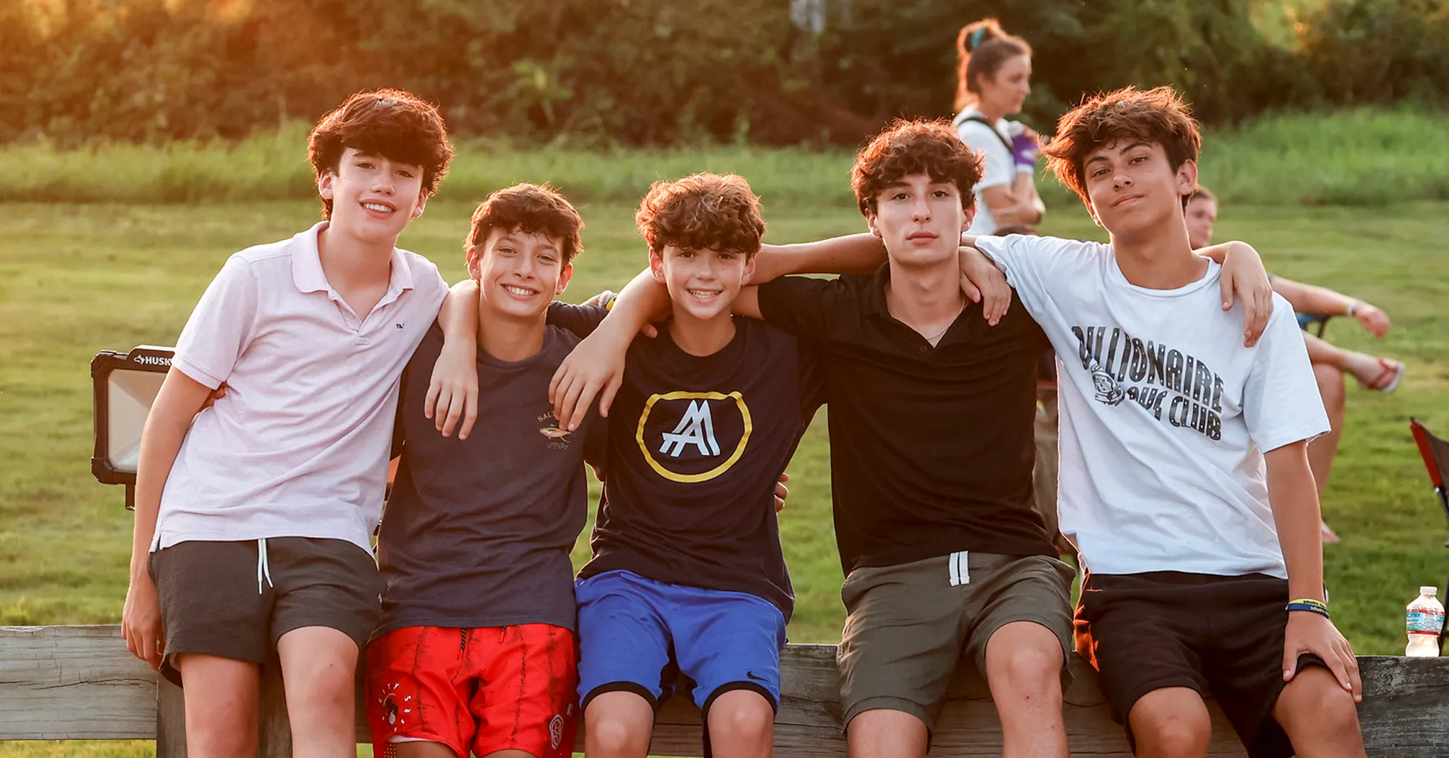 Camp program developing athletic ability
