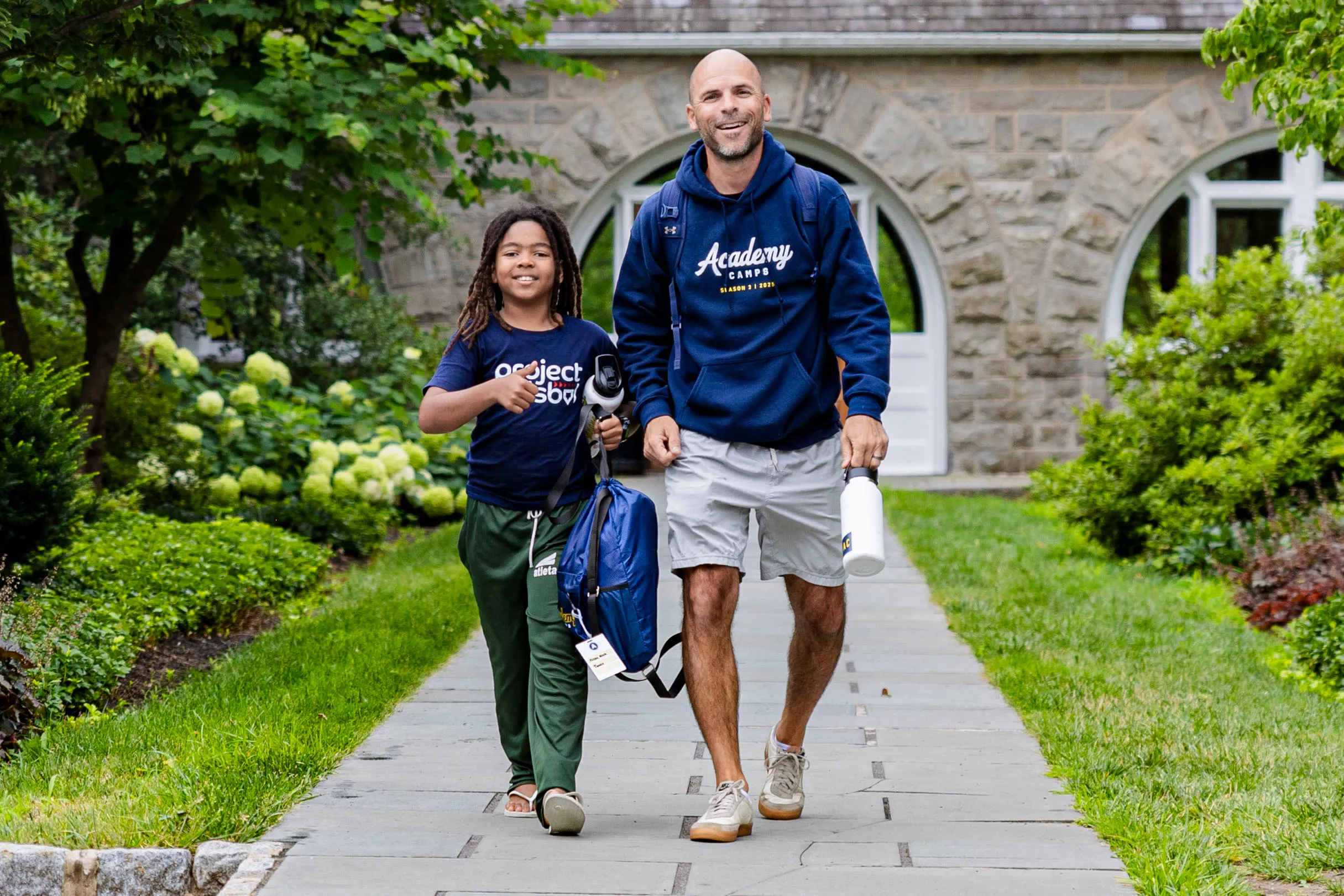 Sports camp environment focused on growth