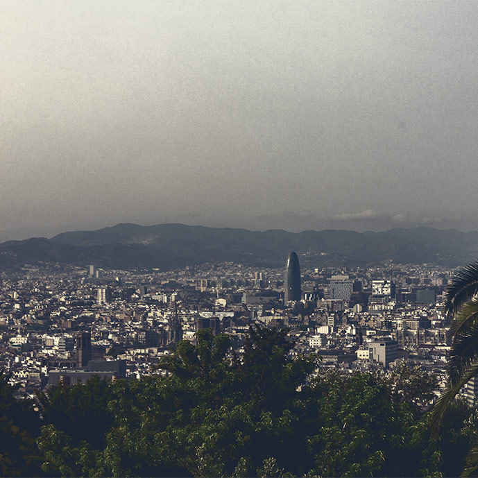 Barcelona skyline