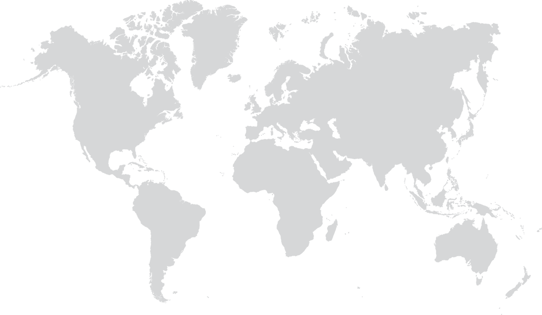 light grey world map