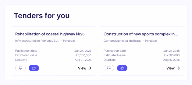 Centralized tender database