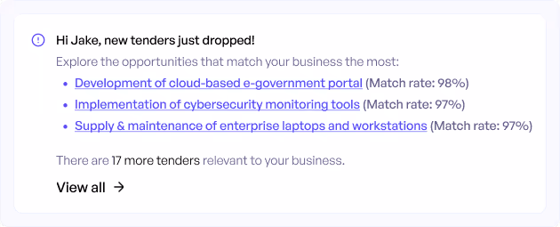 Smart alerts & recommendations