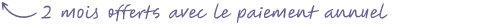 2 months for free graphic