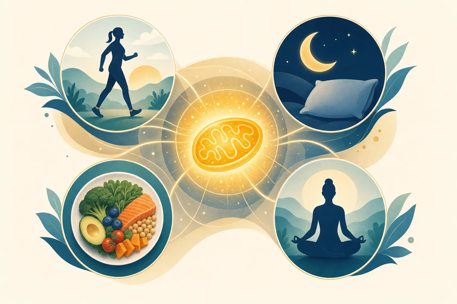 Lifestyle pillars that support mitochondrial health