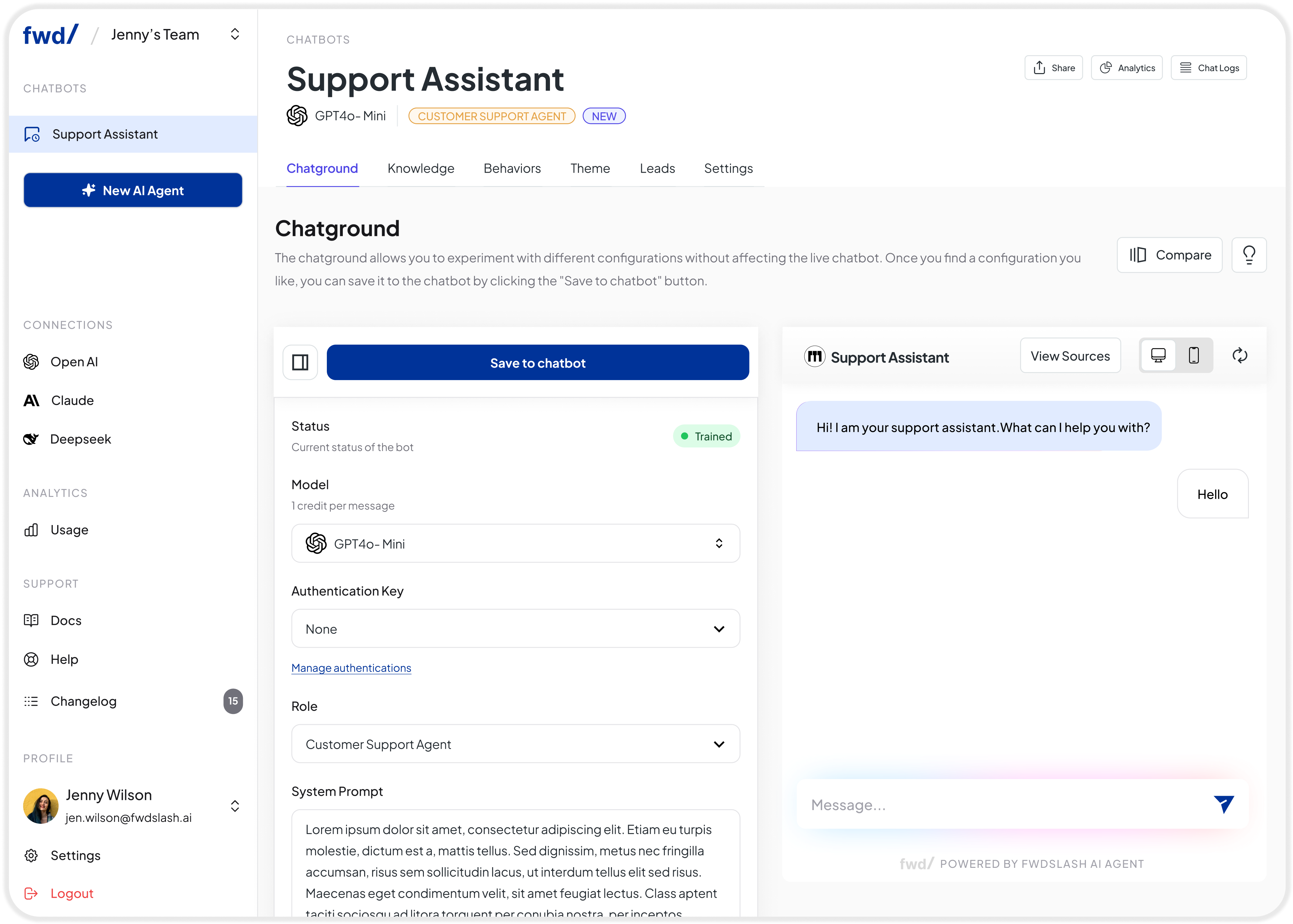 Product Dashboard