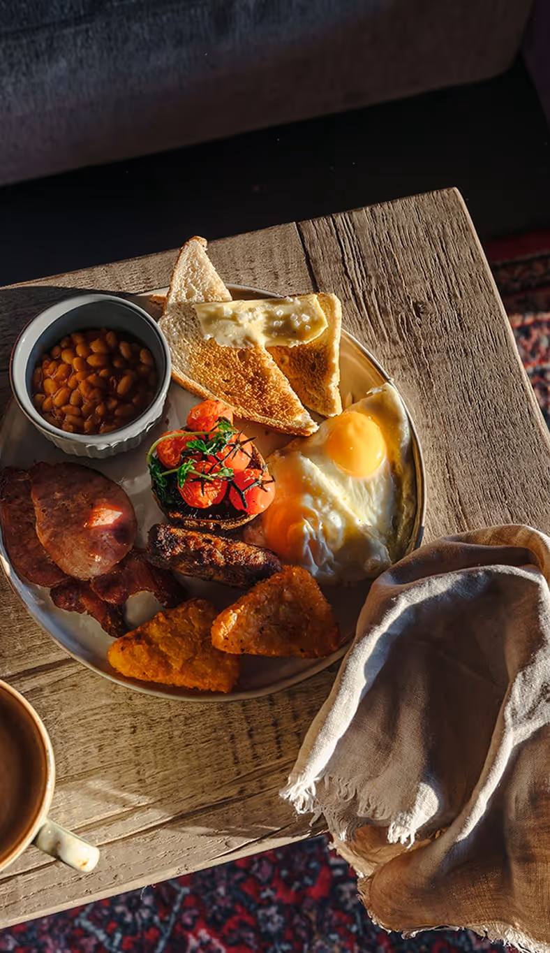 Full English Breakfast at Kip & Nook