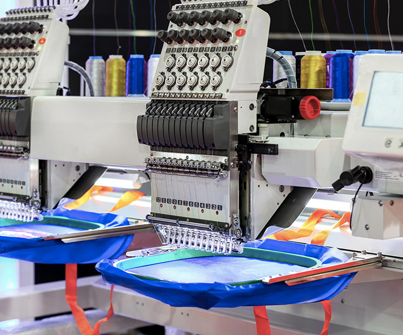 In a Stitch's embroidery equipment. 