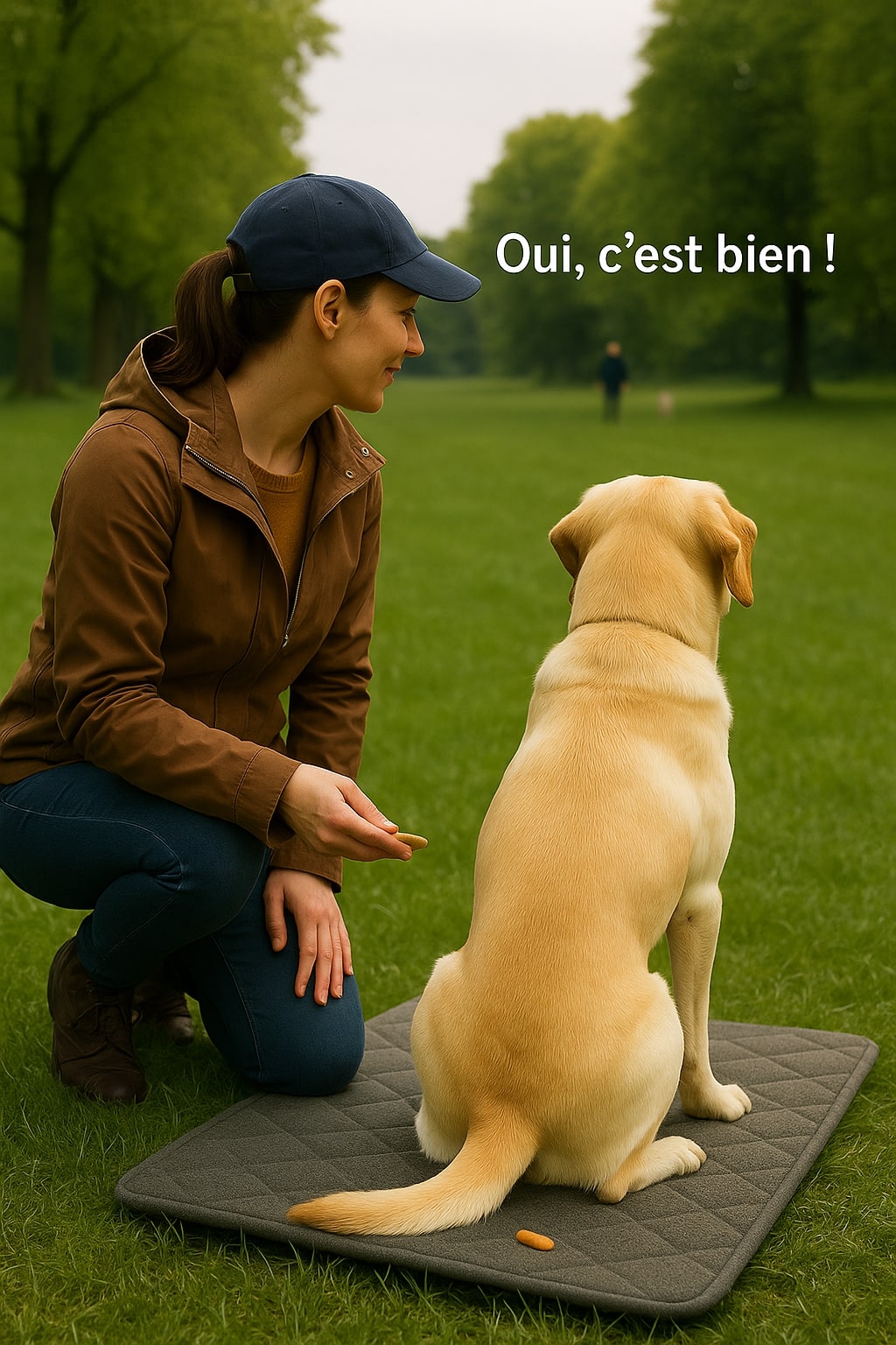 Chien qui est craintif des hommes 