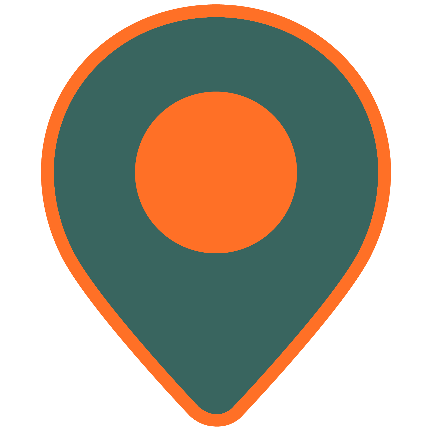 5C Colocation Partner green map pin