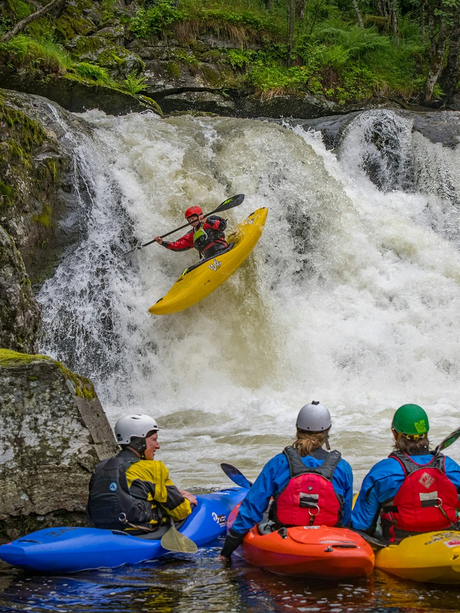 Kayaking and paddling