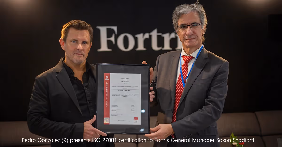 fortris iso certificate