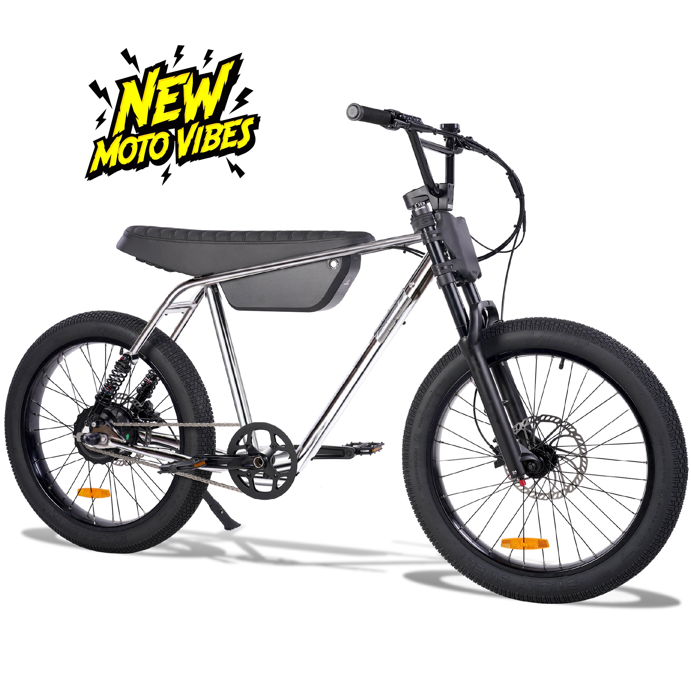 2026 Zooz Ultra Flex G2 Low Bar in Chrome, front three-quarter view