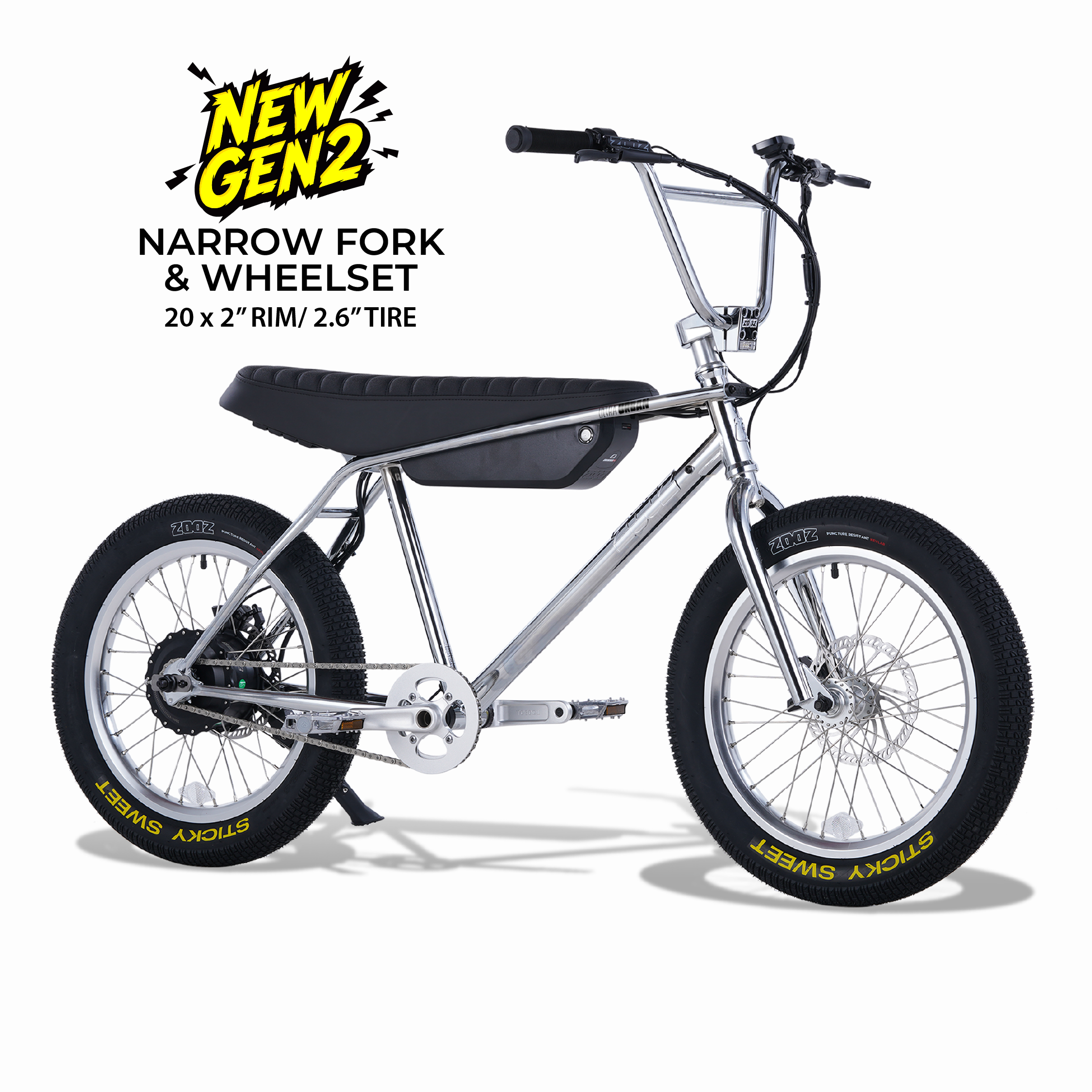 2026 Zooz Ultra Ripster Gen 2 in Chrome, drive side three-quarter view